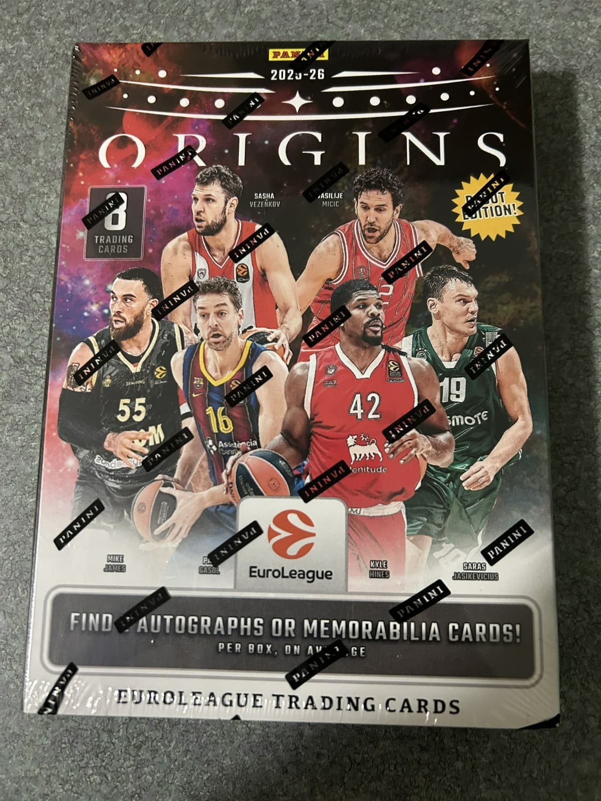 2025-26 Panini Euroleague Origins H2 Box