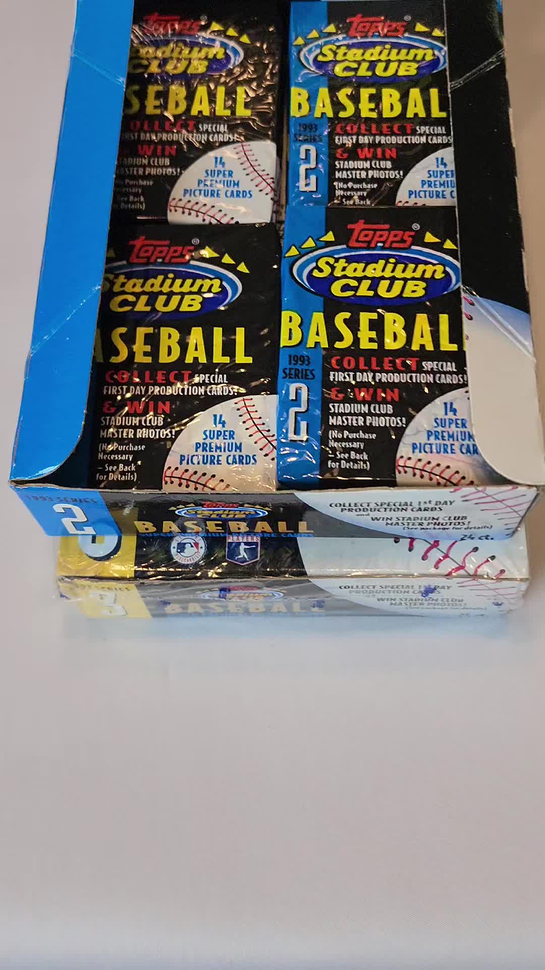 these Cards are so sweet! 1993 Stadium Club Series Pack Opening #stadiumclub #sportscards #baseballcardsoftiktok #packopening #nostalgia