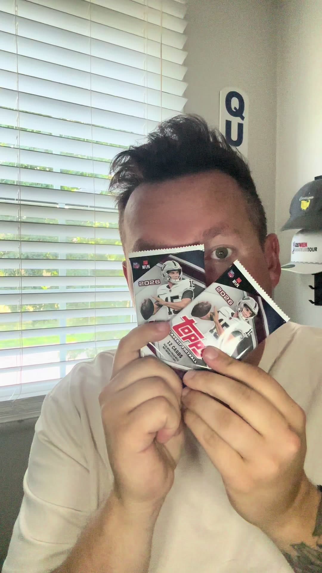 First time opening Topps Flagship #cards #nfl #fyp #nflfootball #summer