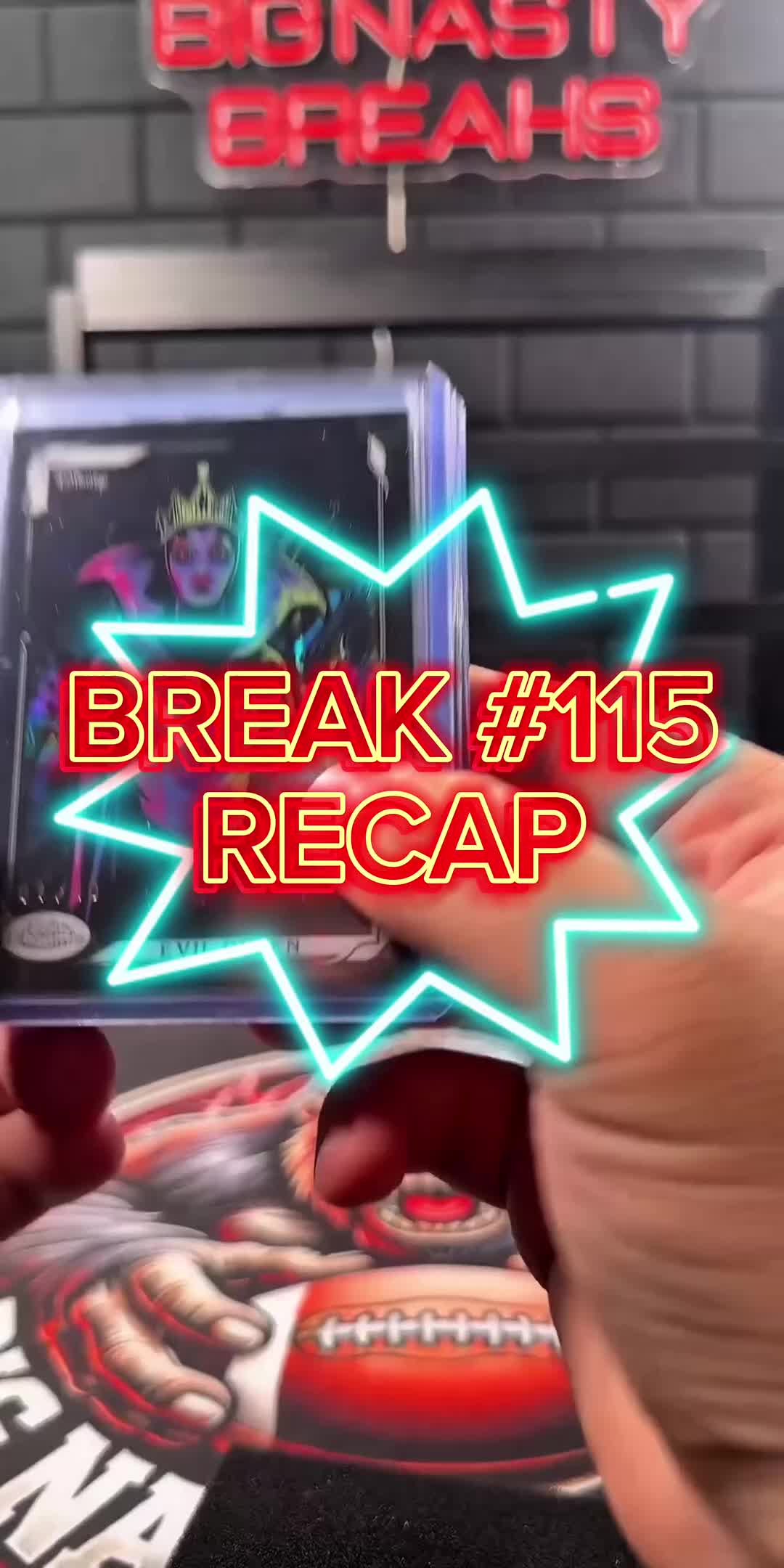 BREAK #115 RECAP
•
•
•
•
•
#bignastybreaks #disneychrome #toppschrome #disneybreaks #cardbreaks #disneycards #mickeymouse