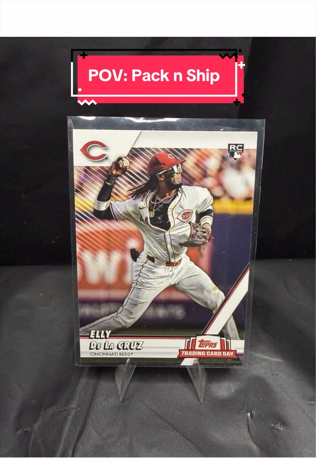 POV: Pack n Ship an Elly De La Cruz RC 📦⚾ Another rookie card sold and headed to its new home. Elly collectors — are you buying, holding, o