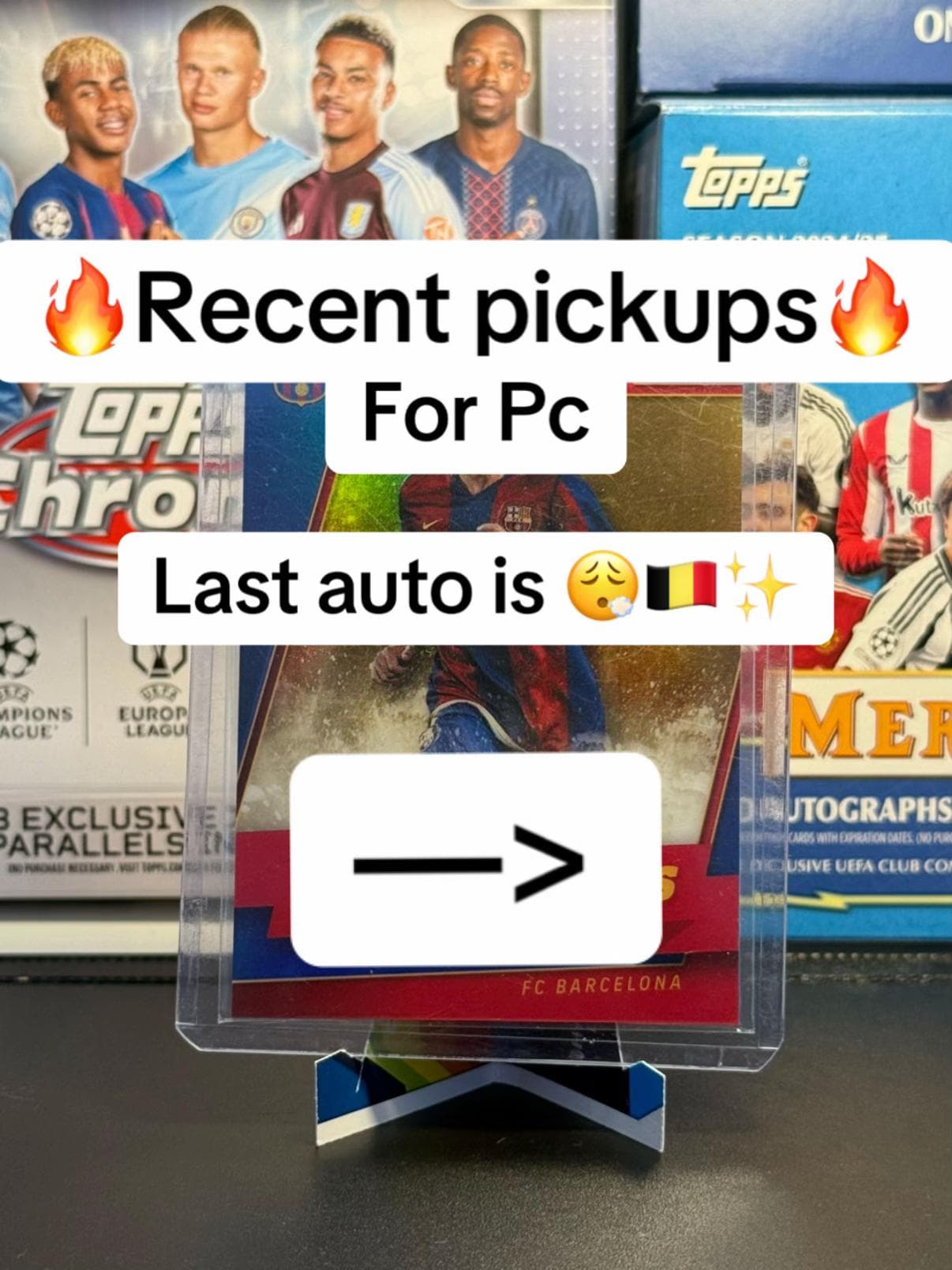 Waht do you want think? #topps #panini #footballcards #hazard #autograph