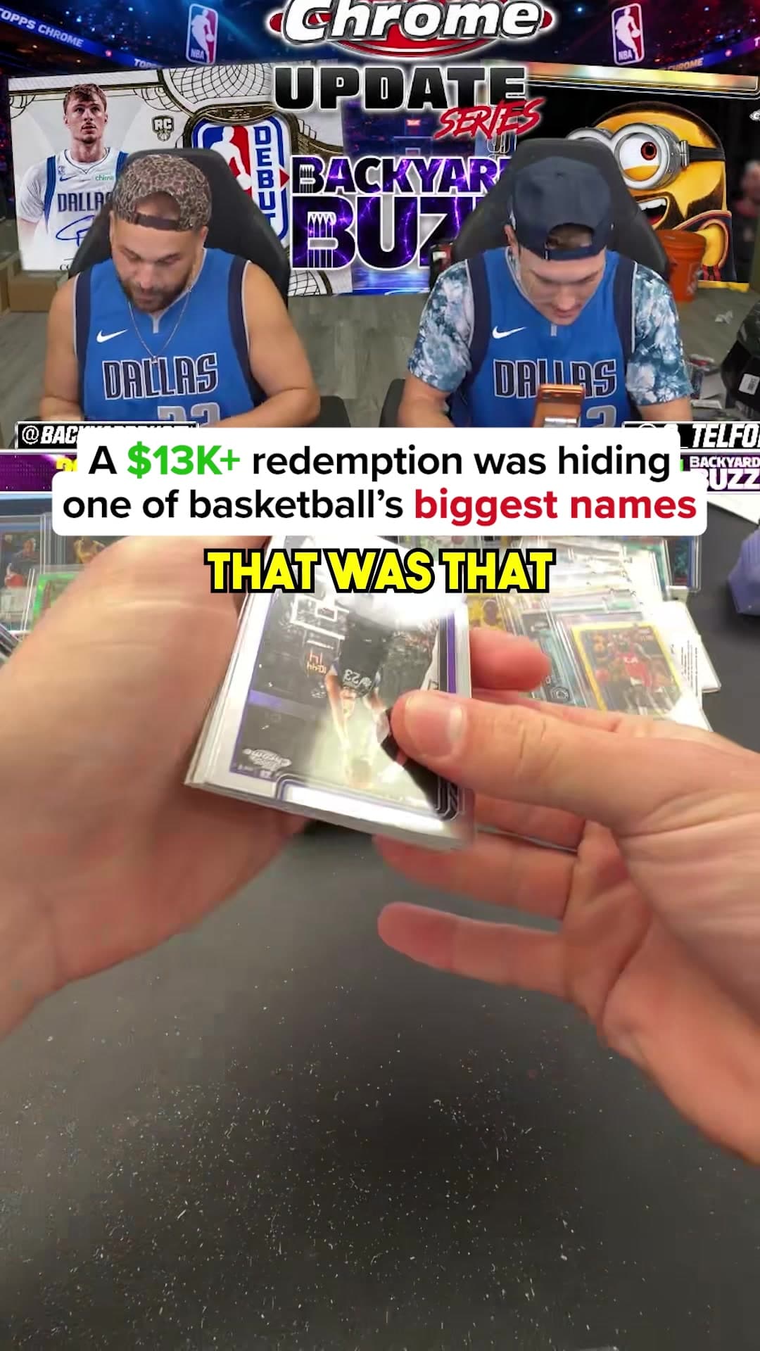 They kept asking for the GOAT before they even saw the name π Then Steph Curry showed up on a $13K+ Orange auto redemption. Follow @Backyar