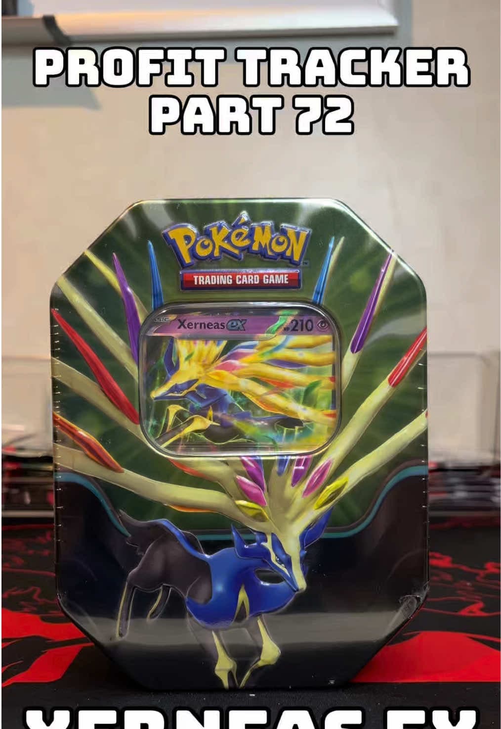 Profit Tracker Part 72 Xerneas ex Tin What’s your favorite Journey Together illustration rare?👇 #pokemon #pokemontcg #pokemoncards #journey
