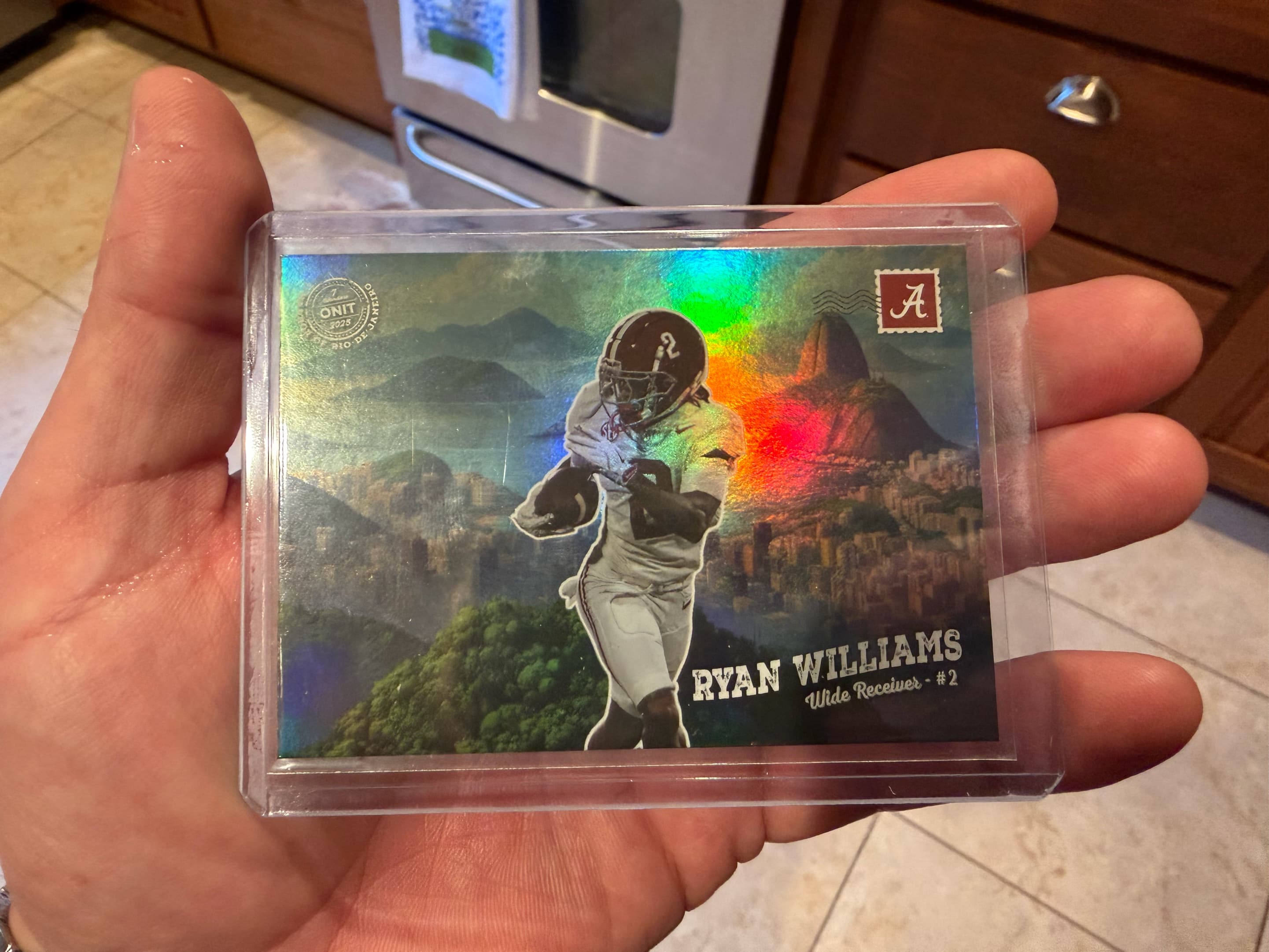 Daughter wanted a box of Bama cards! Needless to say she hit a banger of her favorite player! Ryan Williams Seven Wonders #3/7! She was pump