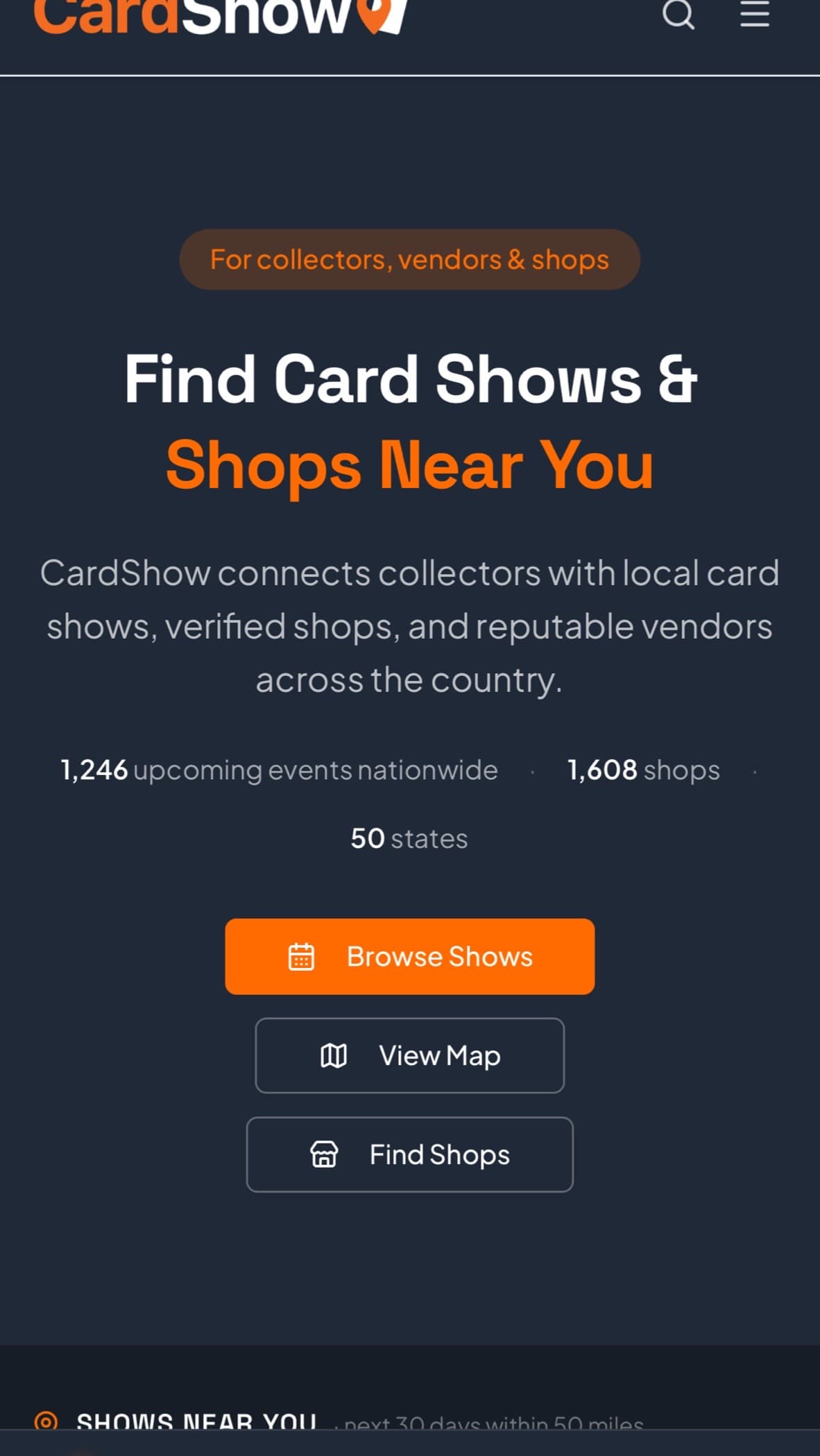 #VocêNasceuParaMudar
I’m excited to announce CardShow.net is live! It’s free to use! You can add it to your Home Screen as a web app. It h