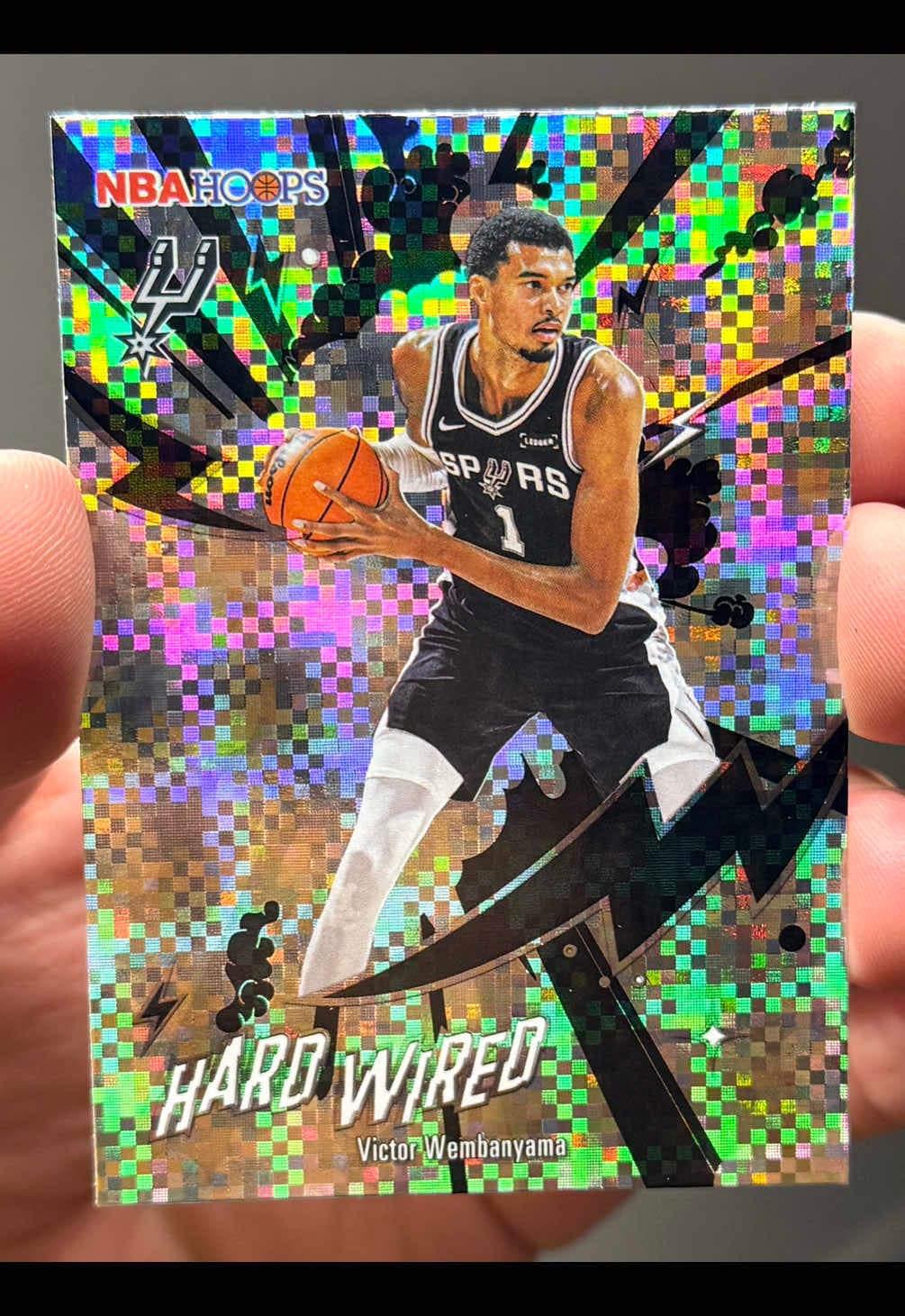 NBA Hoops Blaster Box - Love this product so far. Pulled a nice Wemby! #nbahoops #toppsbasketball #basketballcards #victorwembanyama #wemby
