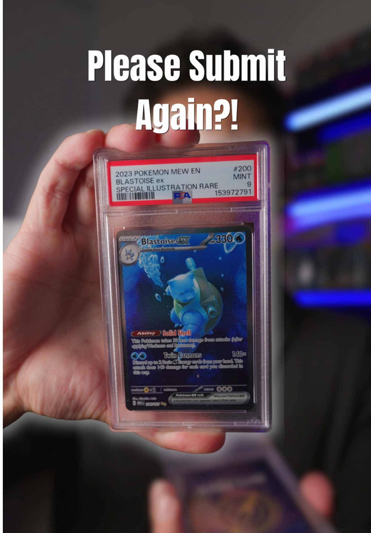 Are these PSA 9s worth cracking and submitting again to PSA?!I would really like my balstoise from 151 to get a 10 😭 #pokemon #psa #digital