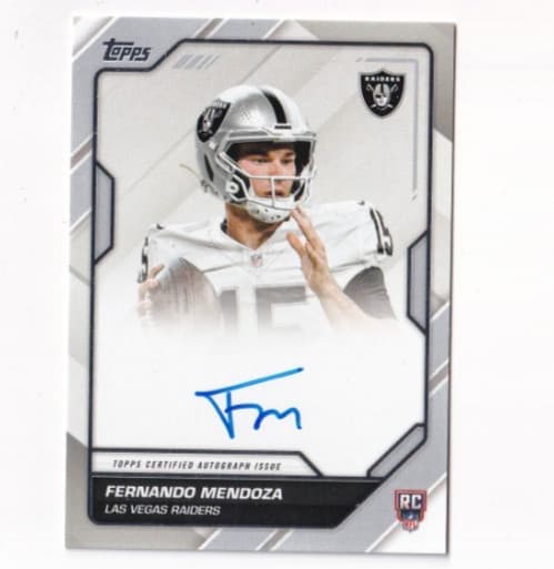 Fernando Mendoza Flagship First Signatures