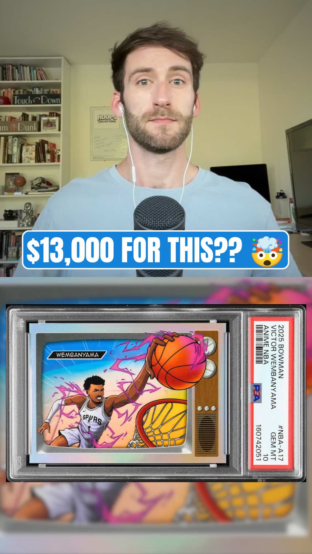 $13,000 for THIS??? 🤯 Topps case-hit inserts continue to be one of the hottest segments in sports cards. For example, the 2025 Bowman Victo