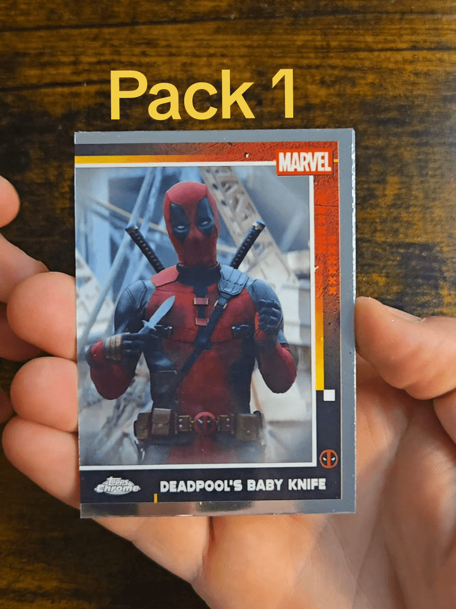 Today we are opening TOPPS CHROME DEADPOOL!! We are chase a case hit hoping it comes soon!#cardcollector #toppscards #sportscards #deadpoolf