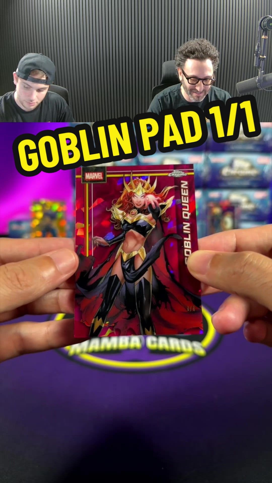 JUST PULLED π Goblin Queen Padparadscha 1/1 from Topps Marvel Sapphire pulled by @Mamba Jason π₯ @Topps #marvel #topps #marvelcards #mcu #