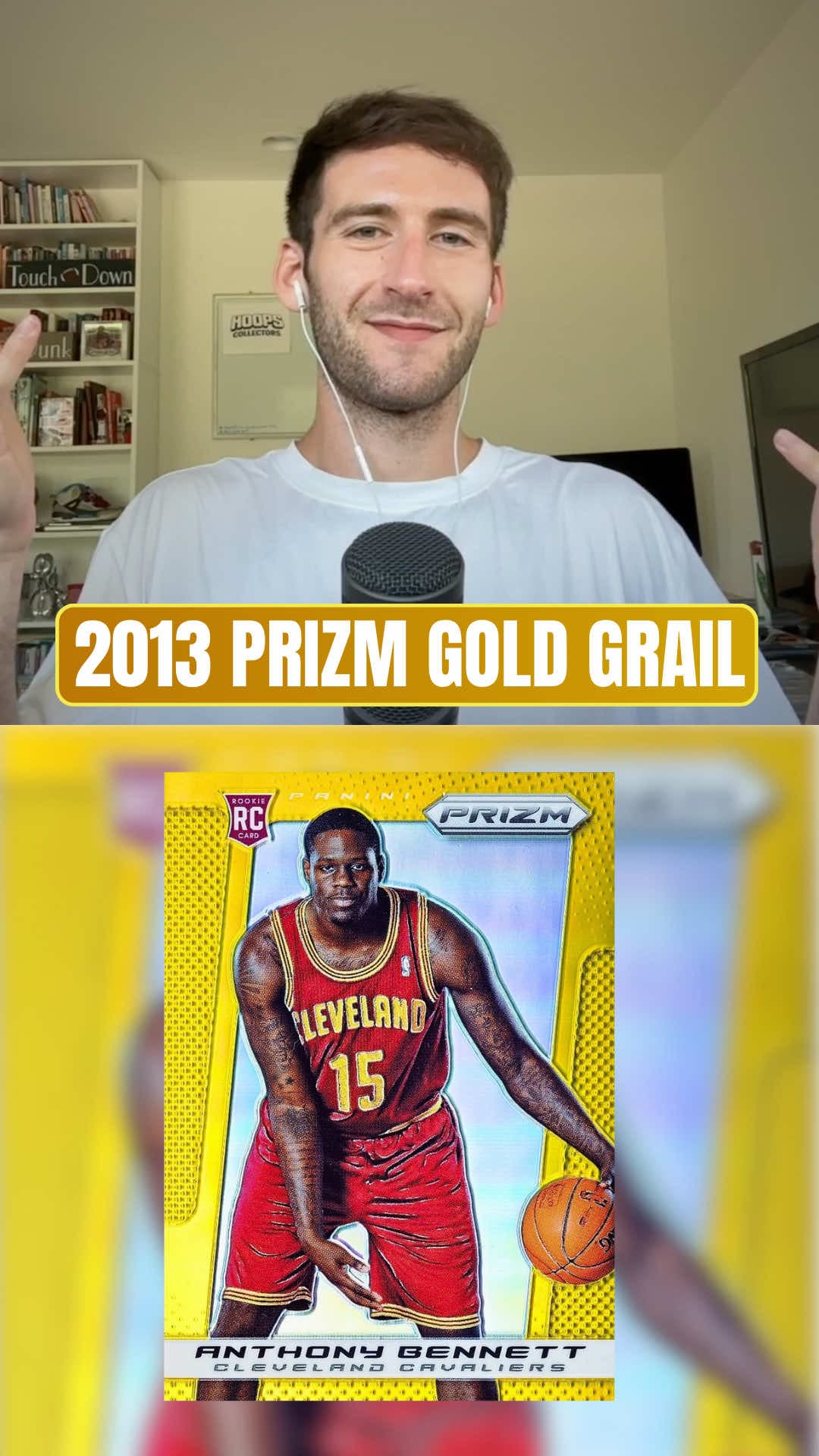 Was this a $160 steal? 🤔 The No. 1 pick in the 2013 NBA Draft, Anthony Bennett’s Prizm Gold Rookie /10 represents a historically weak rooki