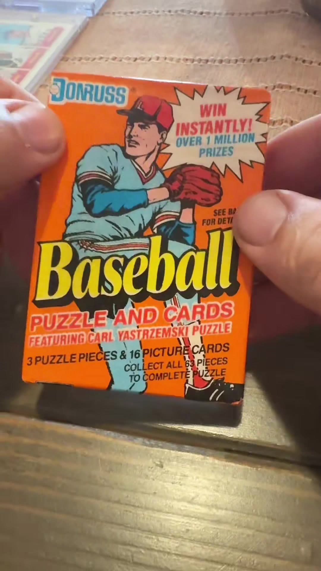 Opening a pack of 1990 Donruss ##mlb##baseballcards##fyp