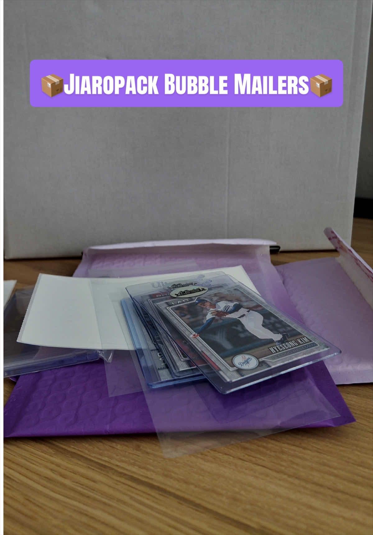 💥📦 Pack A BMWT Order 📦💥 💥 Jiaropack Bubble Mailers 💥 Selling & Shipping cards safely = non-negotiable 🤝⚾️ ✔️ Thick bubble paddin