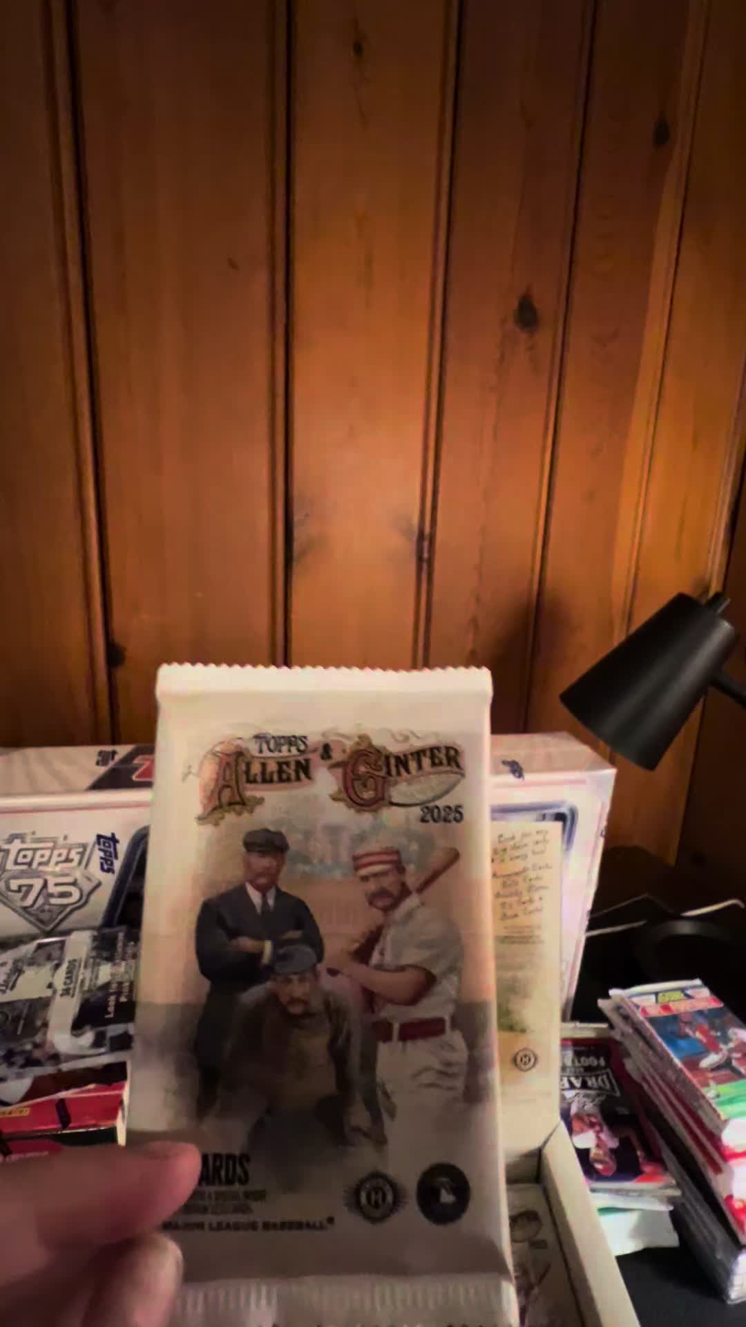 Watch me open a 2025 Allen & Ginter pack — will I pull a grail or a fun art card? Sound suggestions welcome! 🎶🃏 #CardPull #Topps #Coll