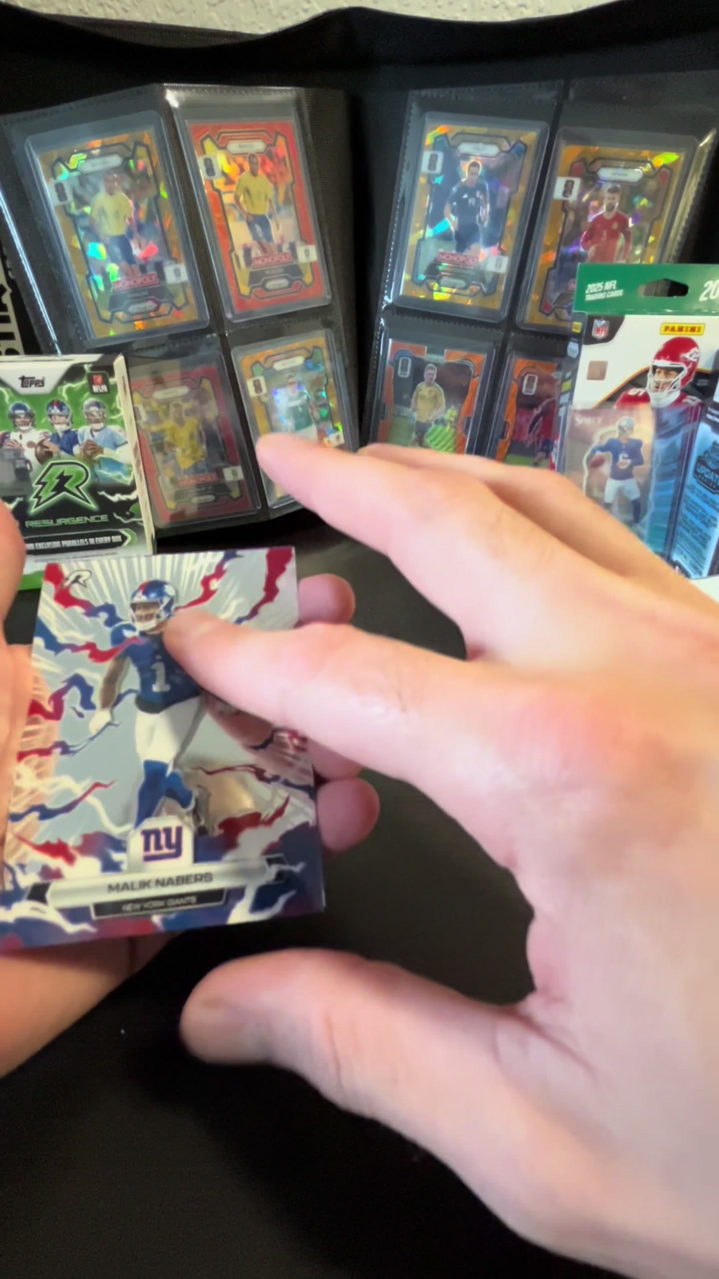 Football season is back baby!! In honor of the preseason starting I thought we should open some @Topps resurgence! Got something fun at the