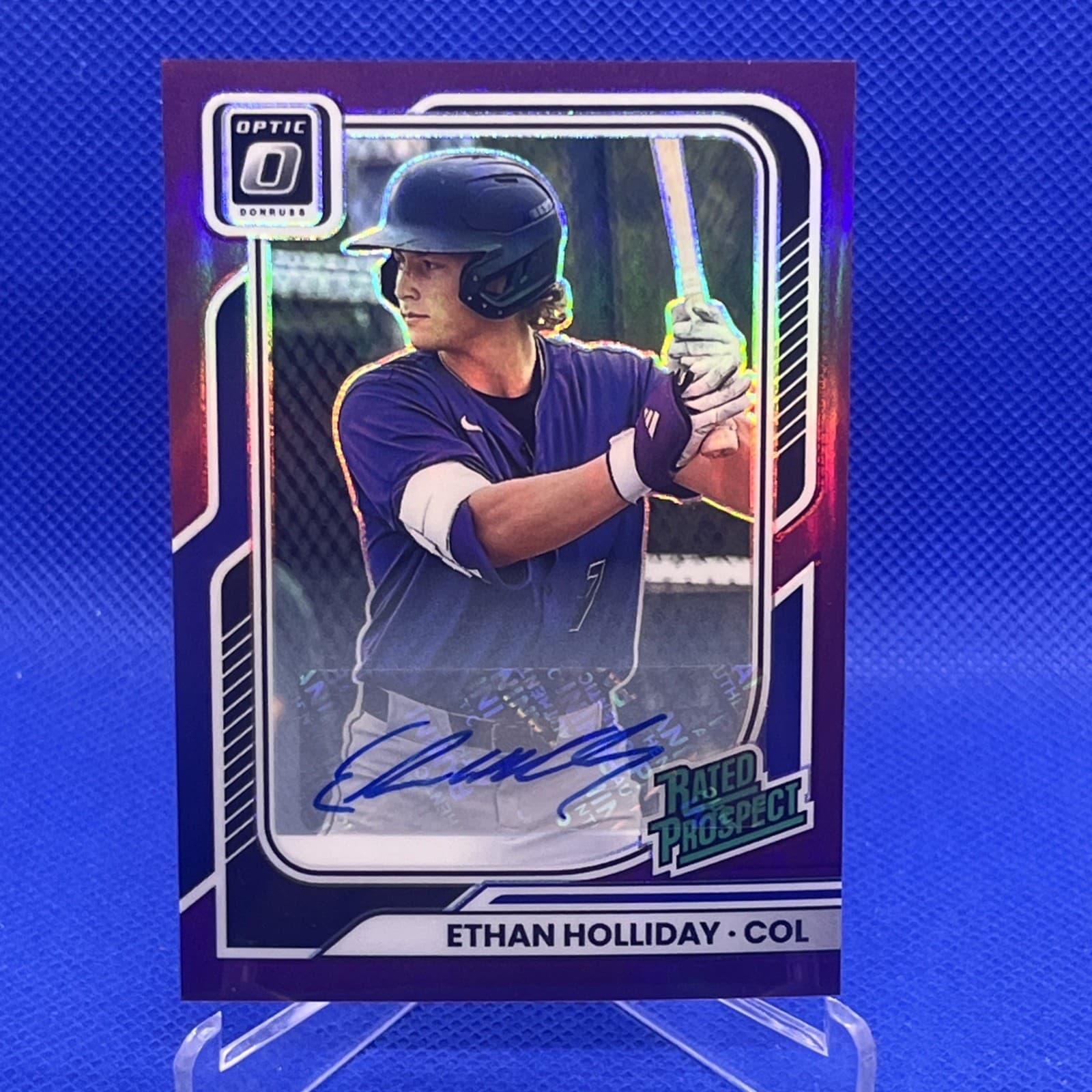 Base Optic Rated Prospect Signatures — Ethan Holliday