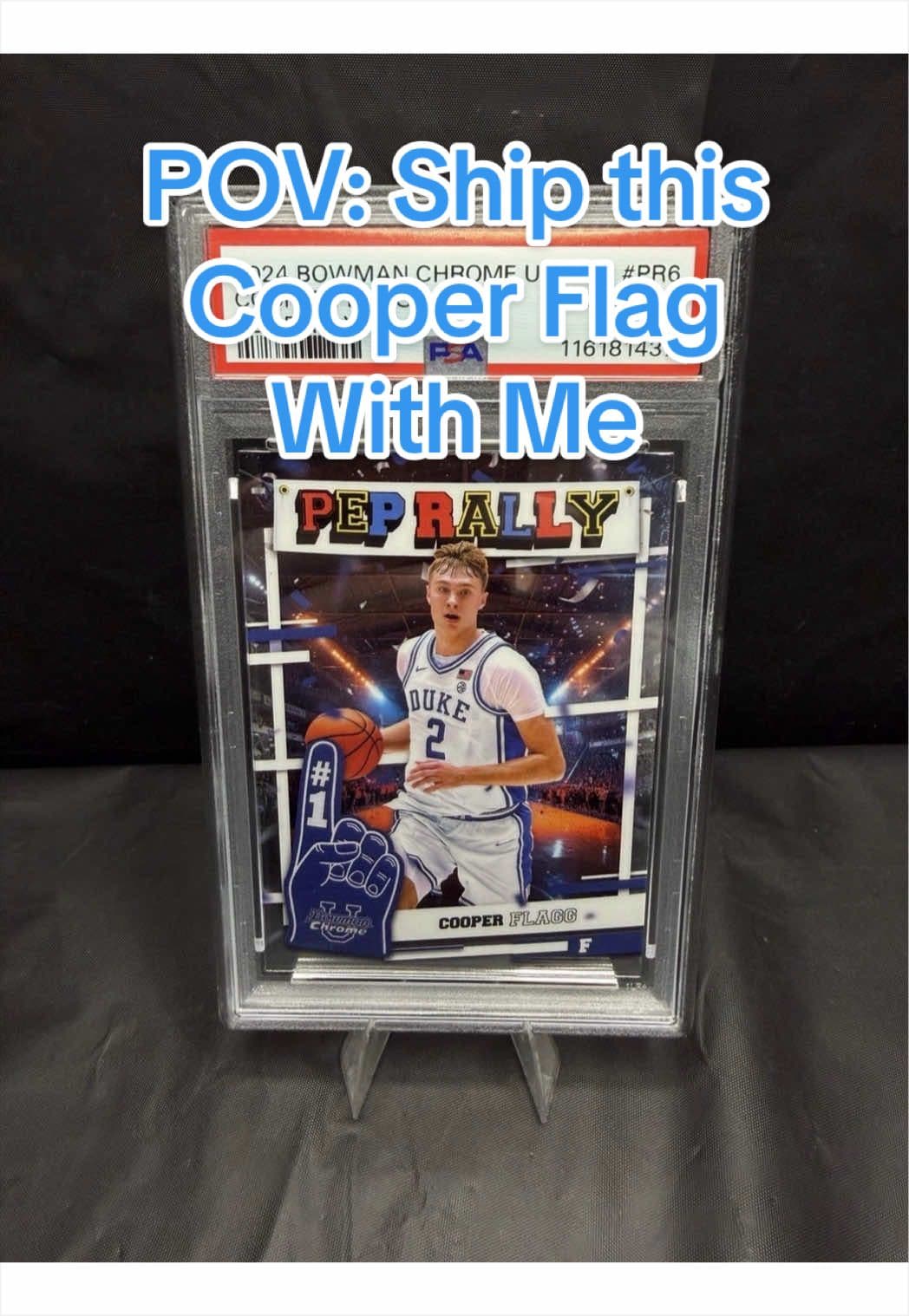 Come ship this sold Cooper Flagg PSA 10 with me 📦 Another TBTradesCards order packed securely and heading to its new home. Check out the eB