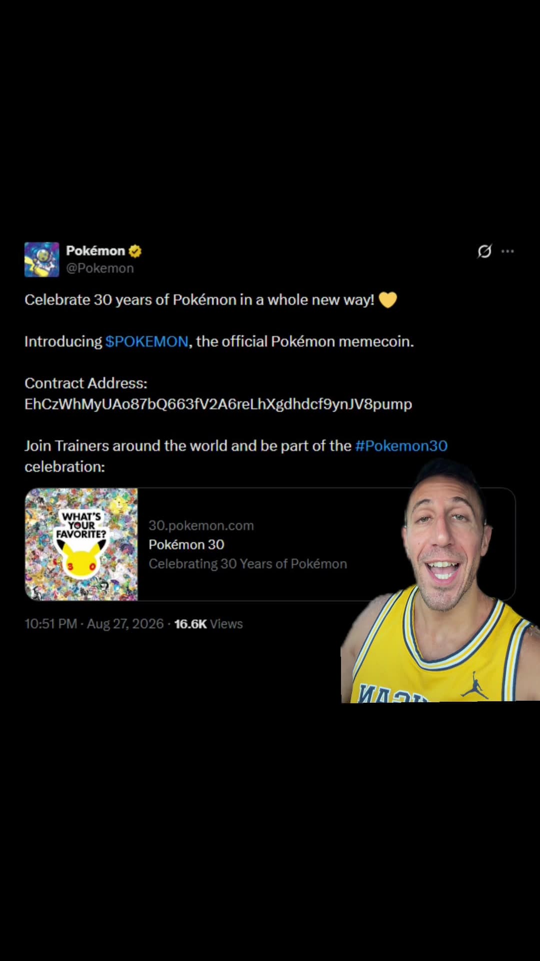 Pokémon Twitter account was HACKED and was promoting a meme coin! 😂 #pokemon #pokemoncards #pokemontcg #pokemontradingcardgame #tcg