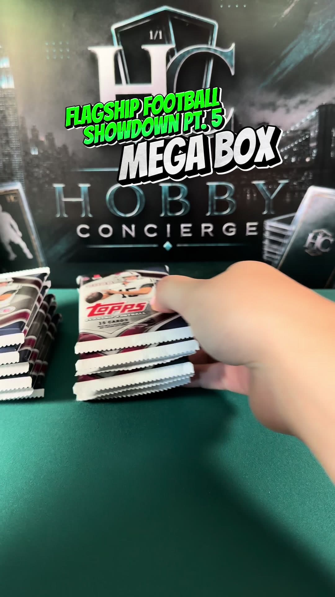 Flagship Football Throwdown: Pt. 5 Mega Box Score: 6/10 ⭐️ 180 base cards later… Next up: SUPER BOX. #sportscards #toppsfootball #toppsflags