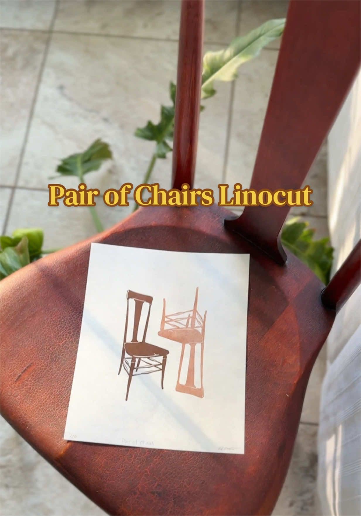 “Think of it as a gift of love”, the short tale of a pair of separated heirloom chairs, as told by my grandma. This chair has been and conti