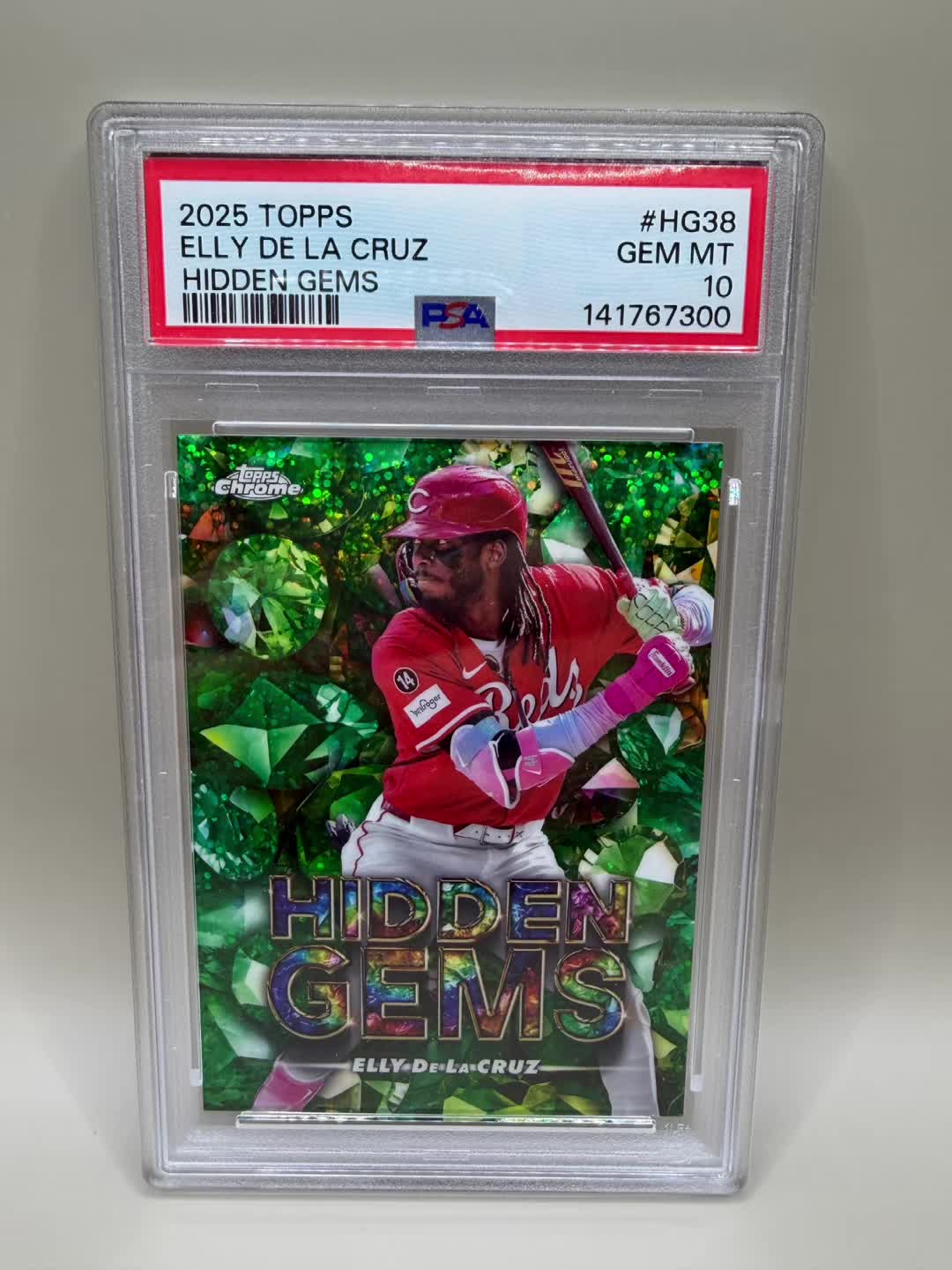 Elly De La Cruz Hidden Gems PSA 10 is pure hobby heat 💎🔥 Is this one of the best looking Elly cards out there? #EllyDeLaCruz #CincinnatiRe