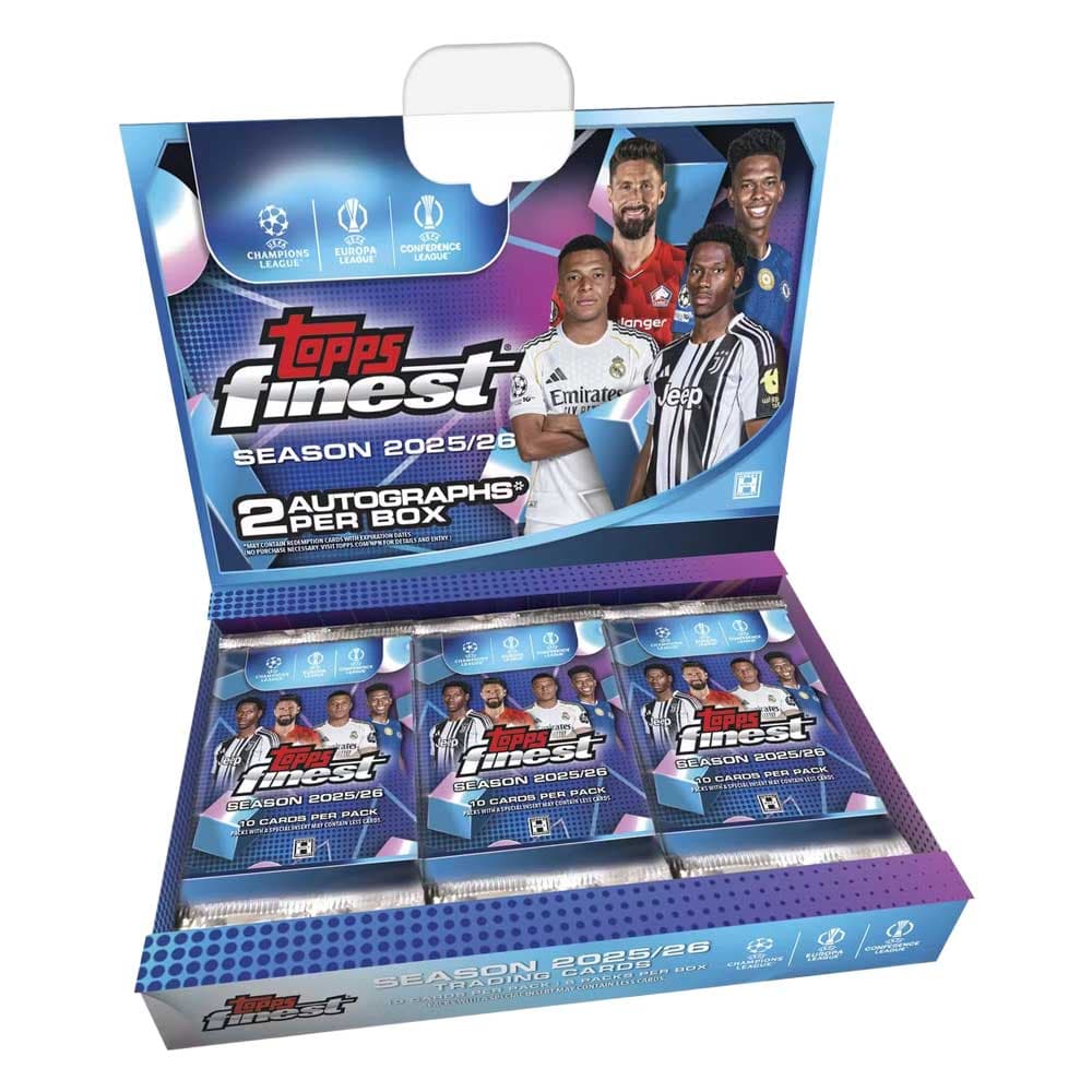 2025-26 Topps Finest UEFA Club Competitions Soccer Guide