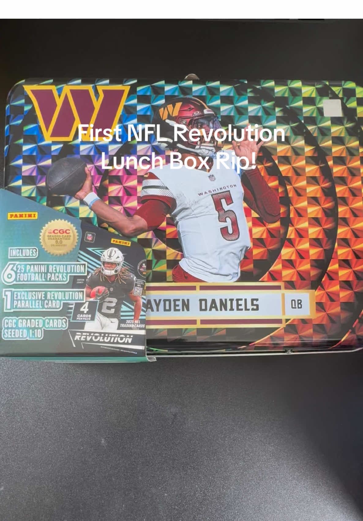 1️⃣st 2025 Revolution NFL Lunch Box rip 👀 #nfl #revolution #football #tradingcards #fyp