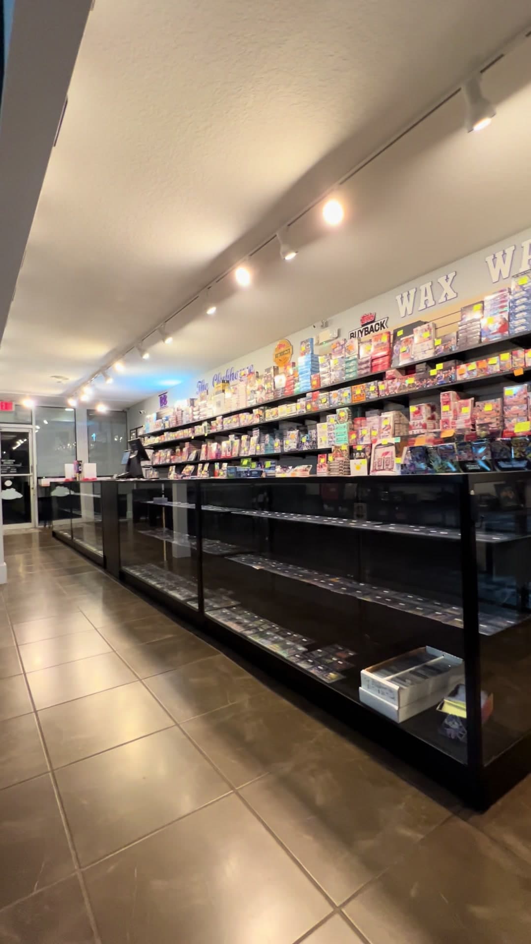 Cleaned up and ready for tomorrow If you live in the Tampa Bay Area or visit come check us out. #sportscards #baseballcards #tradingcards