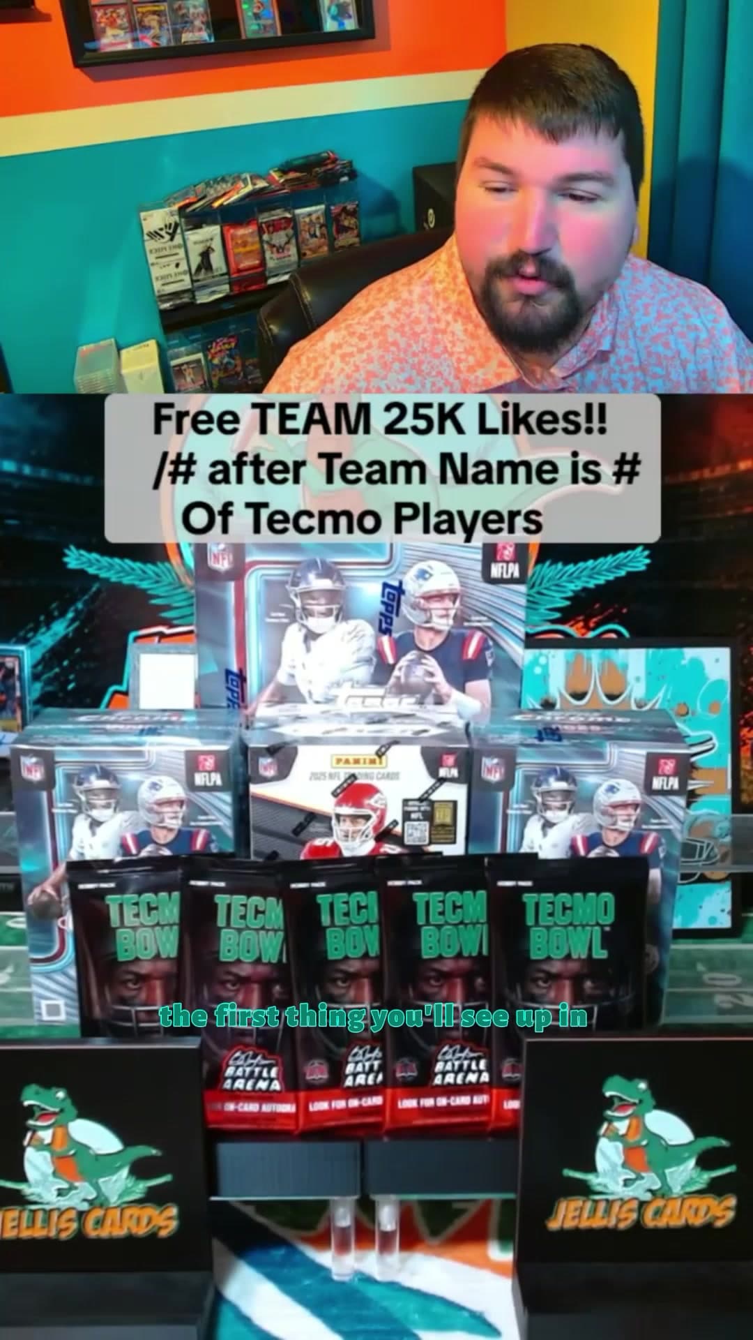Break 179 (5) 2026 Bo Jackson Battle Arena Techmo Bowl Hobby Pack (1) Topps Chrome Football Mega (2) Topps Chrome Football Blaster (1) 2025