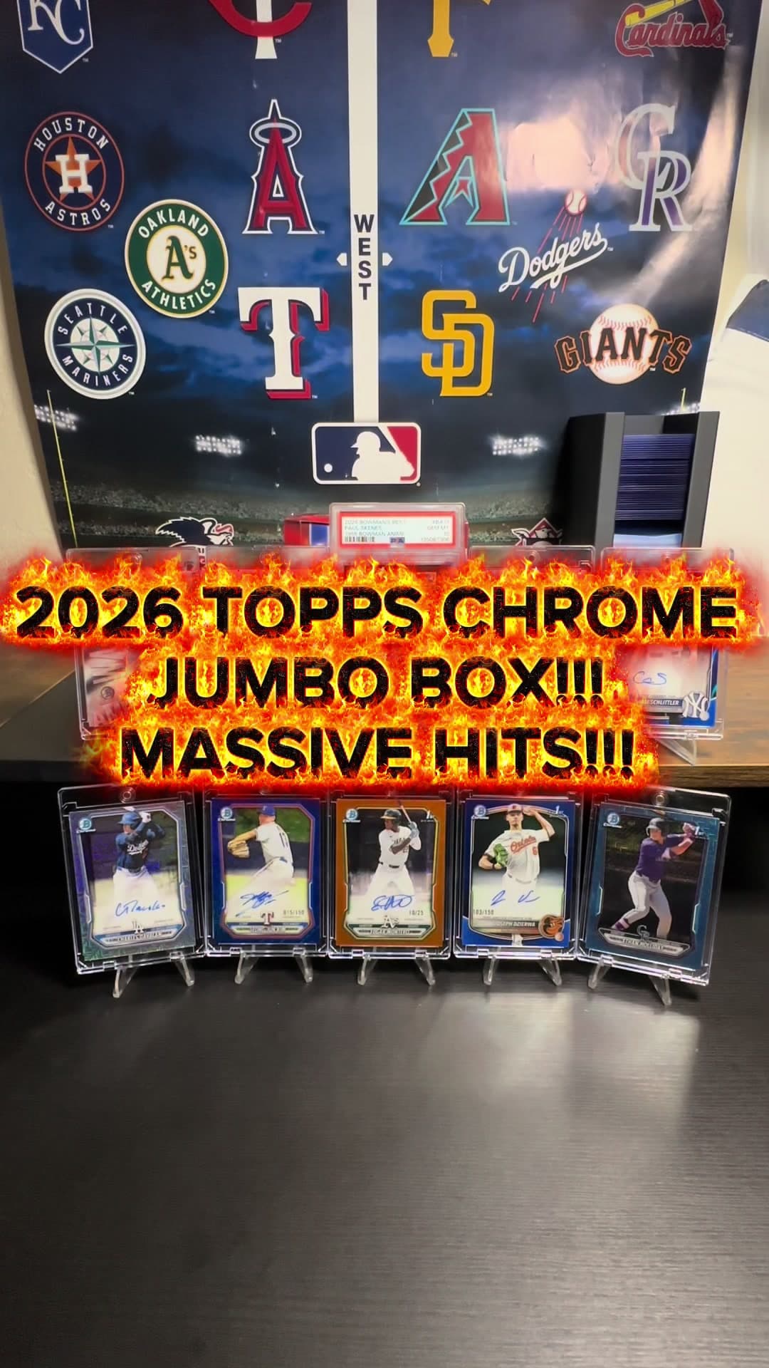 🔥🔥MASSIVE HITS OUT OF THIS JUMBO BOX OF 2026 Topps Chrome!! #topps #toppschrome #baseballcards #sportscards #MLB