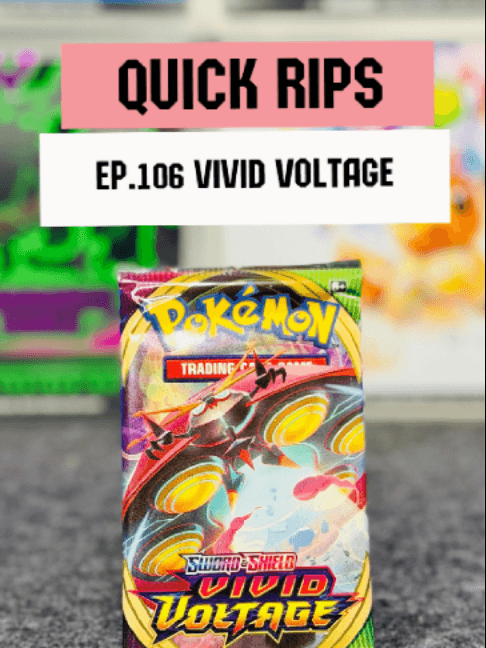 Quick Rips Ep106 – Vivid Voltage ⚡ Vivid Voltage always feels like it could pop off 👀 #PokemonCards #PokemonTCG #Reels #PokemonReels #CardC