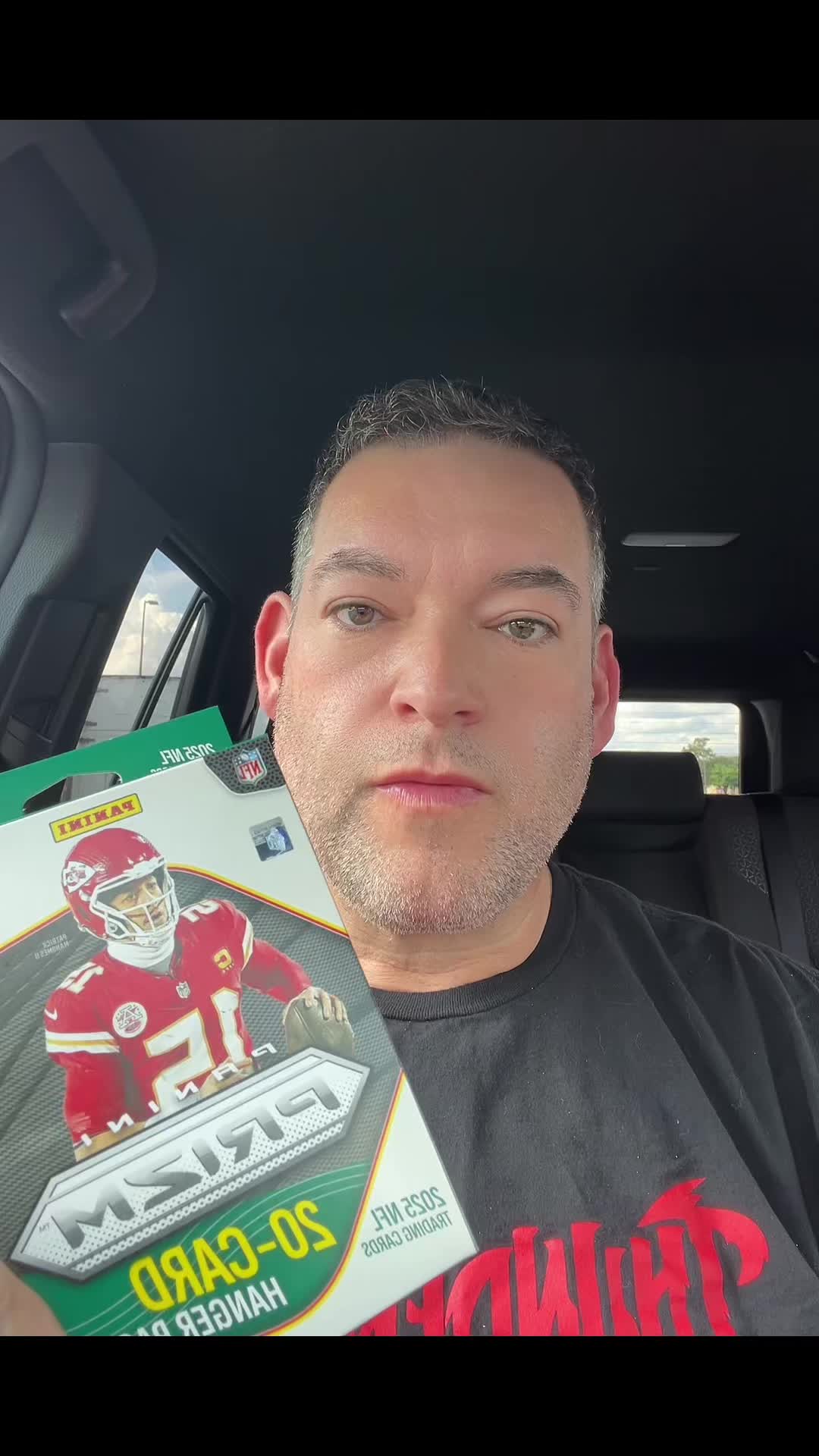 Saw a Prizm football hanger box laying by the register at Target and couldn’t leave it behind. For the love of the cards, for the love of th