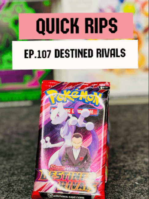 Quick Rips Ep107 – Destined Rivals ⚔️ Destined Rivals… let’s see how it goes 👀 #PokemonCards #PokemonTCG #PokemonTikTok #PackOpening #fyp