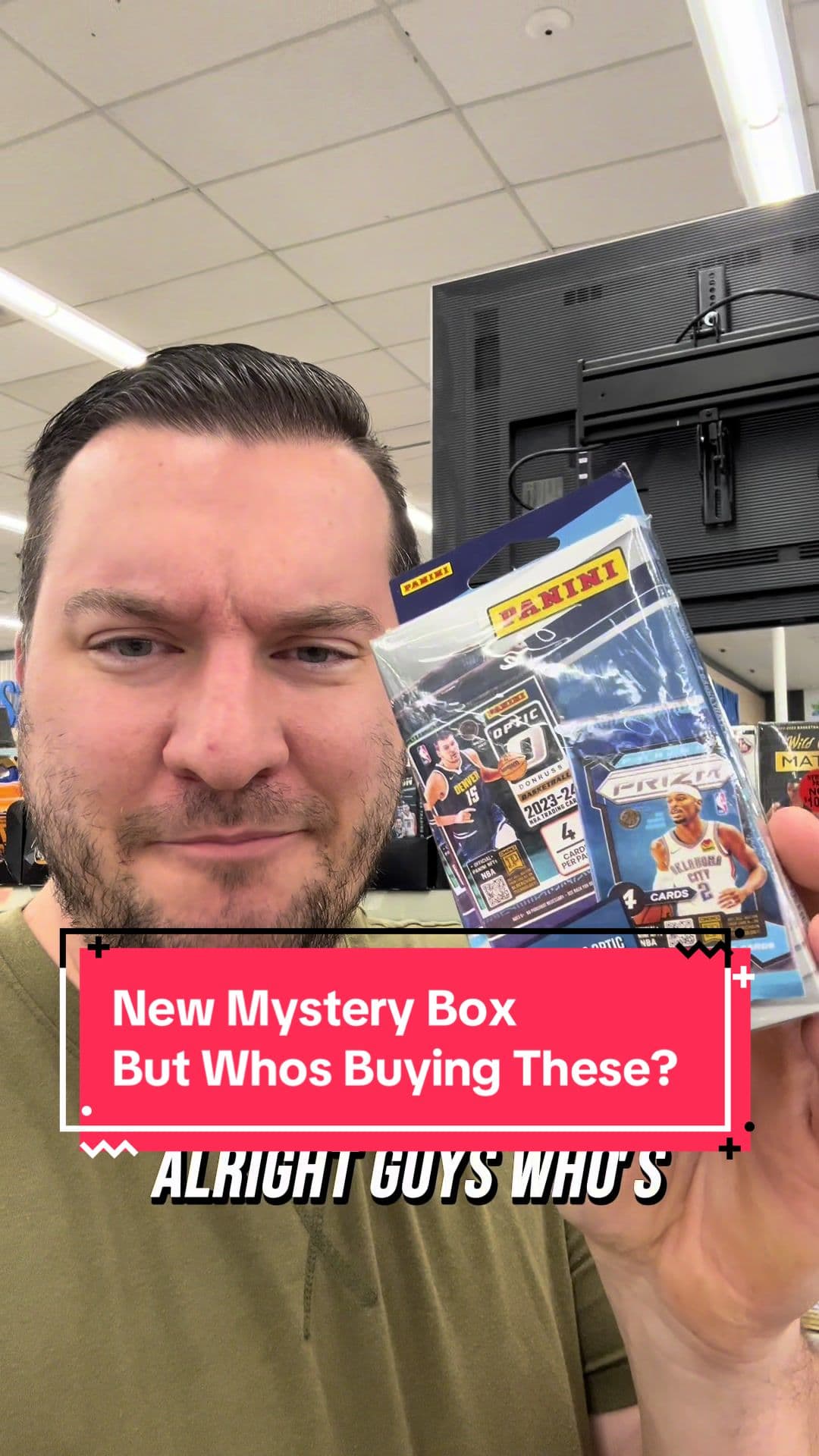 New Edition of Who’s Buying these??? Box of 3 basketball packs and 3 mystery cards how bad can this be? Let’s find out..
#cards #hobby #sp