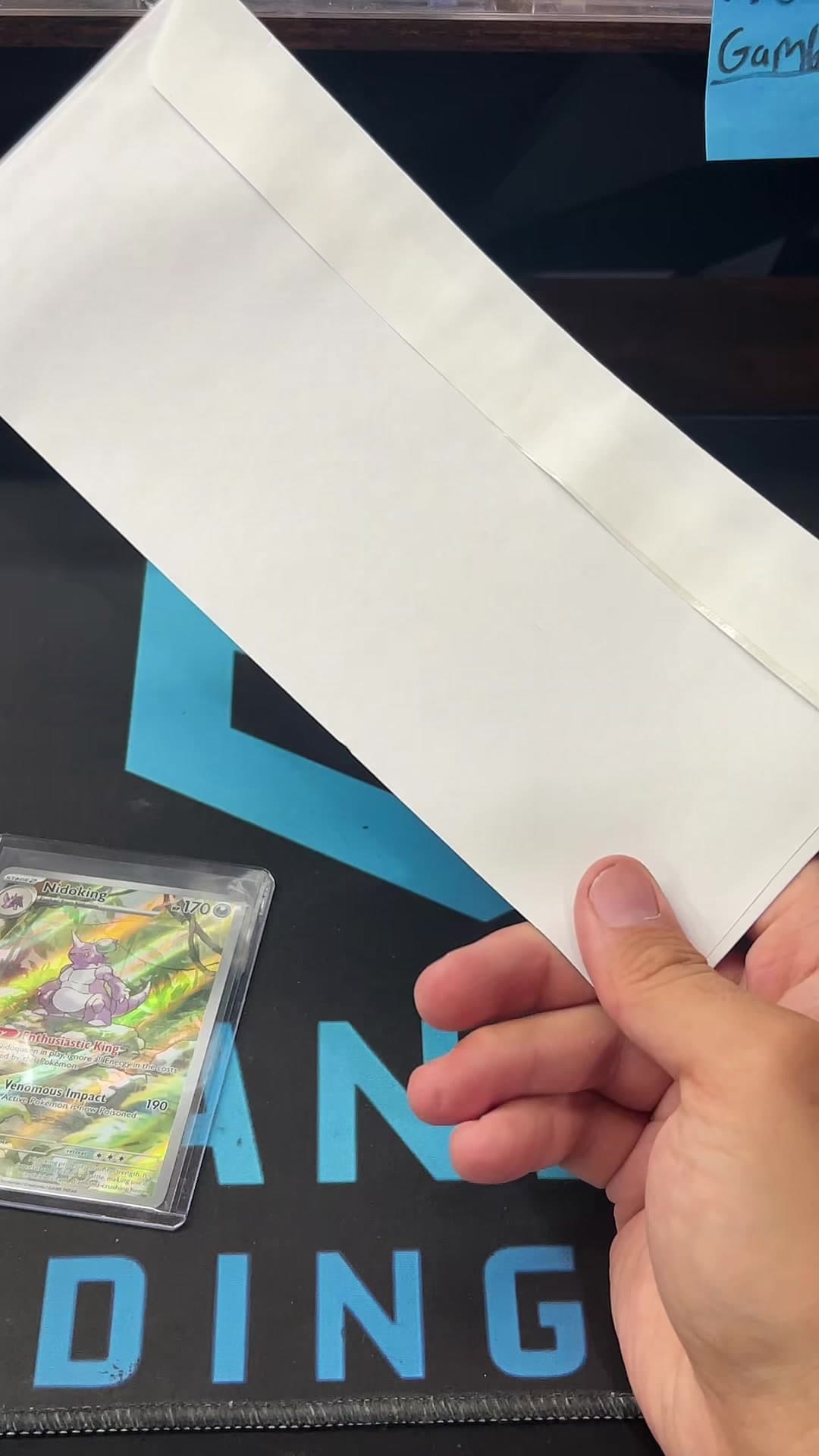 The best way to sell cards via plain white envelope in my opinion #sportscards #nflcards #sellingcards #mlbcards #pokemon