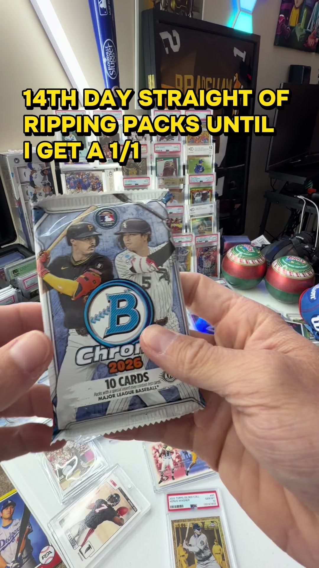 14th day and we’re starting this series on… 14. LETS ROOOOLLL #cards #collector #cardrips #baseball #toppschrome