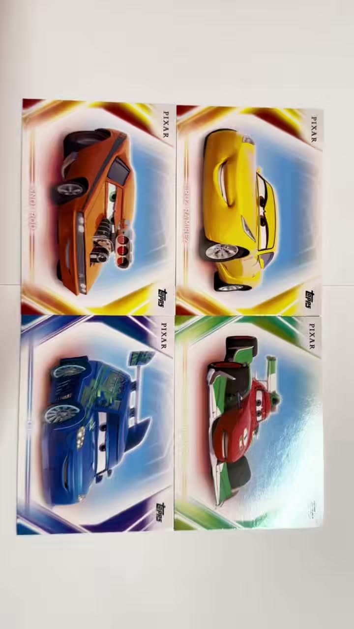 2026 Topps Chrome Disney Pixar NEON Cars Card (Cars)