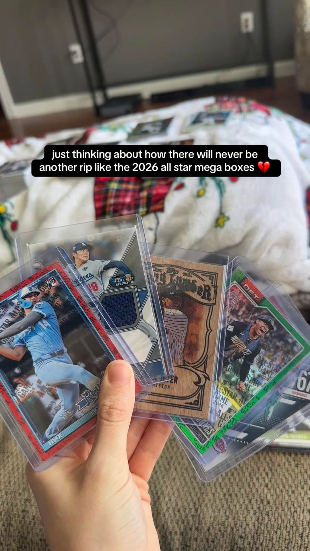 Doesn’t get much better than two /5’s 🥲 #megabox #mlb #toppsbaseball #cardcollectorsoftiktok #allstargame