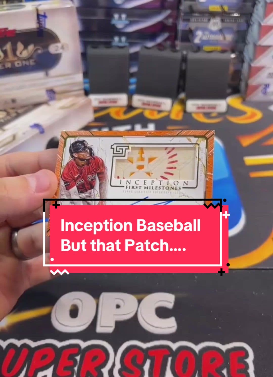 Inception Baseball is Amazing and this card is one of my favorite pulls from the set!!! But what is the Relic From??? Wrong answers only…. #