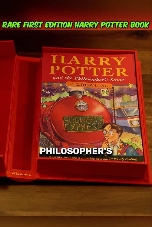 Valuable first edition harry potter book worth thousanda of dollars #pawnshop #valuable #harrypotter #book