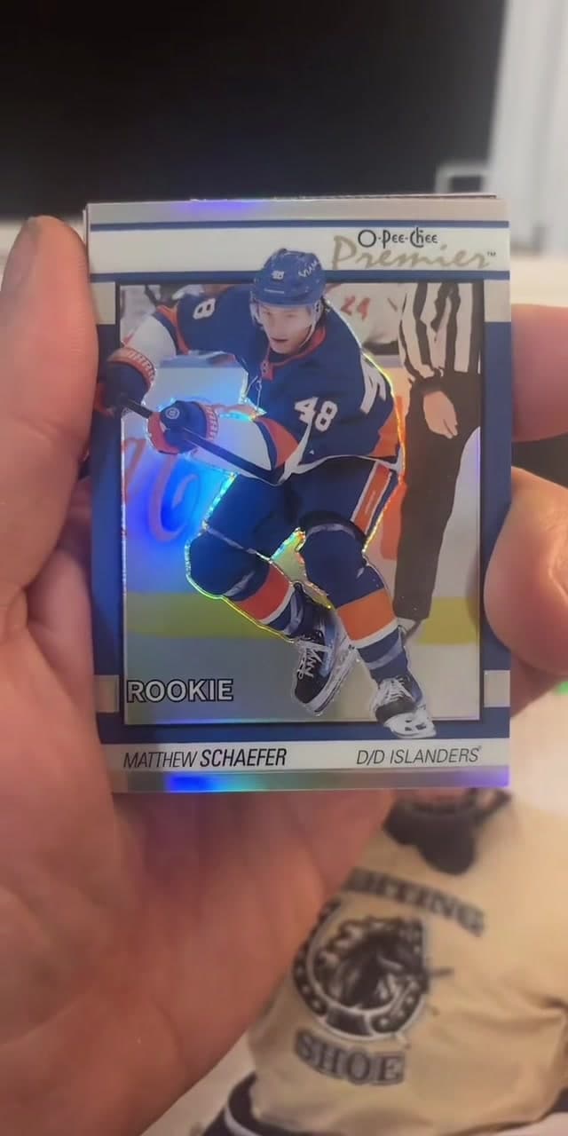 Very nice #matthewschaefer and #ivandemidov hits in these 4 great packs of 2025-26 O-Pee-Chee Platinum!! #fyp #upperdeck #upperdeckhockey