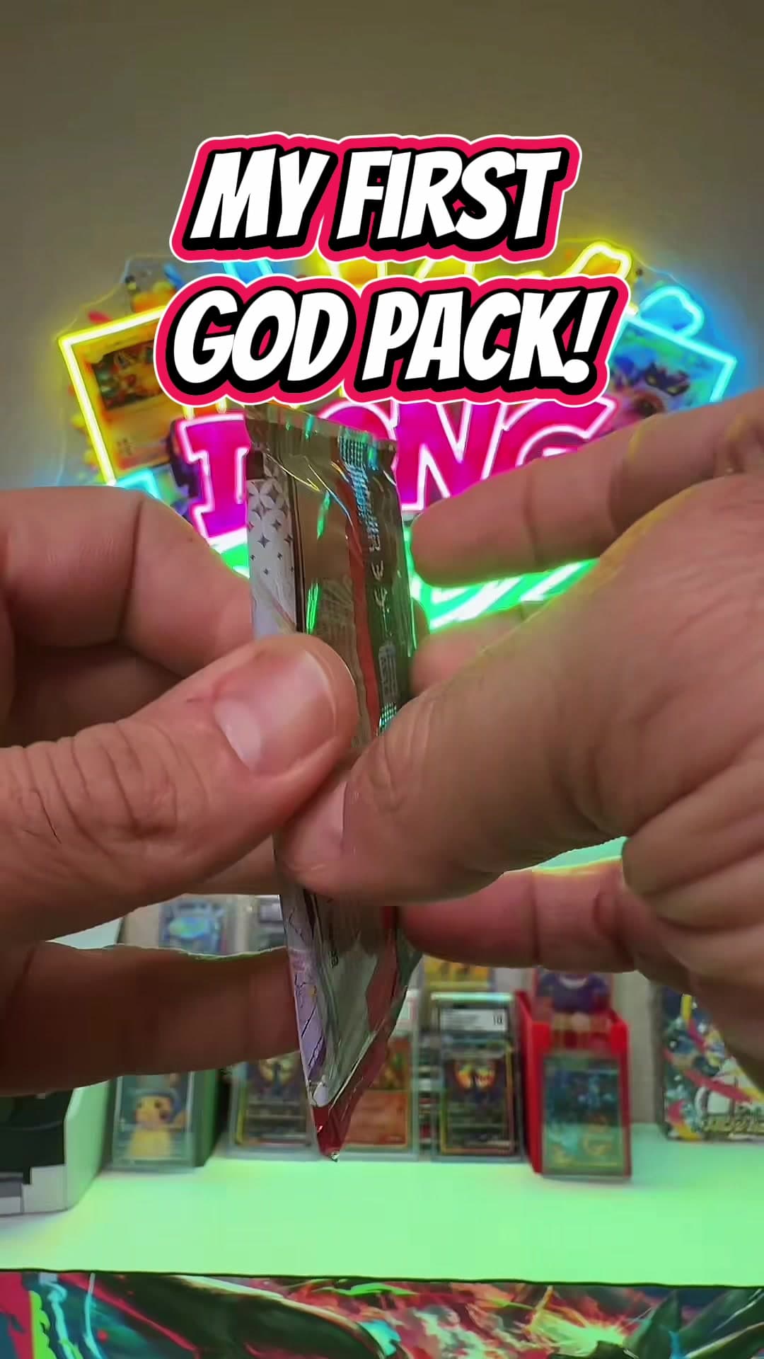 GOD PACK RIPPED-✅ There’s no feeling like this. I wish I could bottle this feeling up and sell it. Thank you Prismatic Evolutions for the