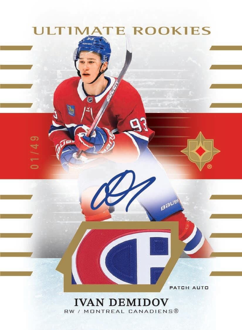 Ivan Demidov Ultimate Rookie Signature