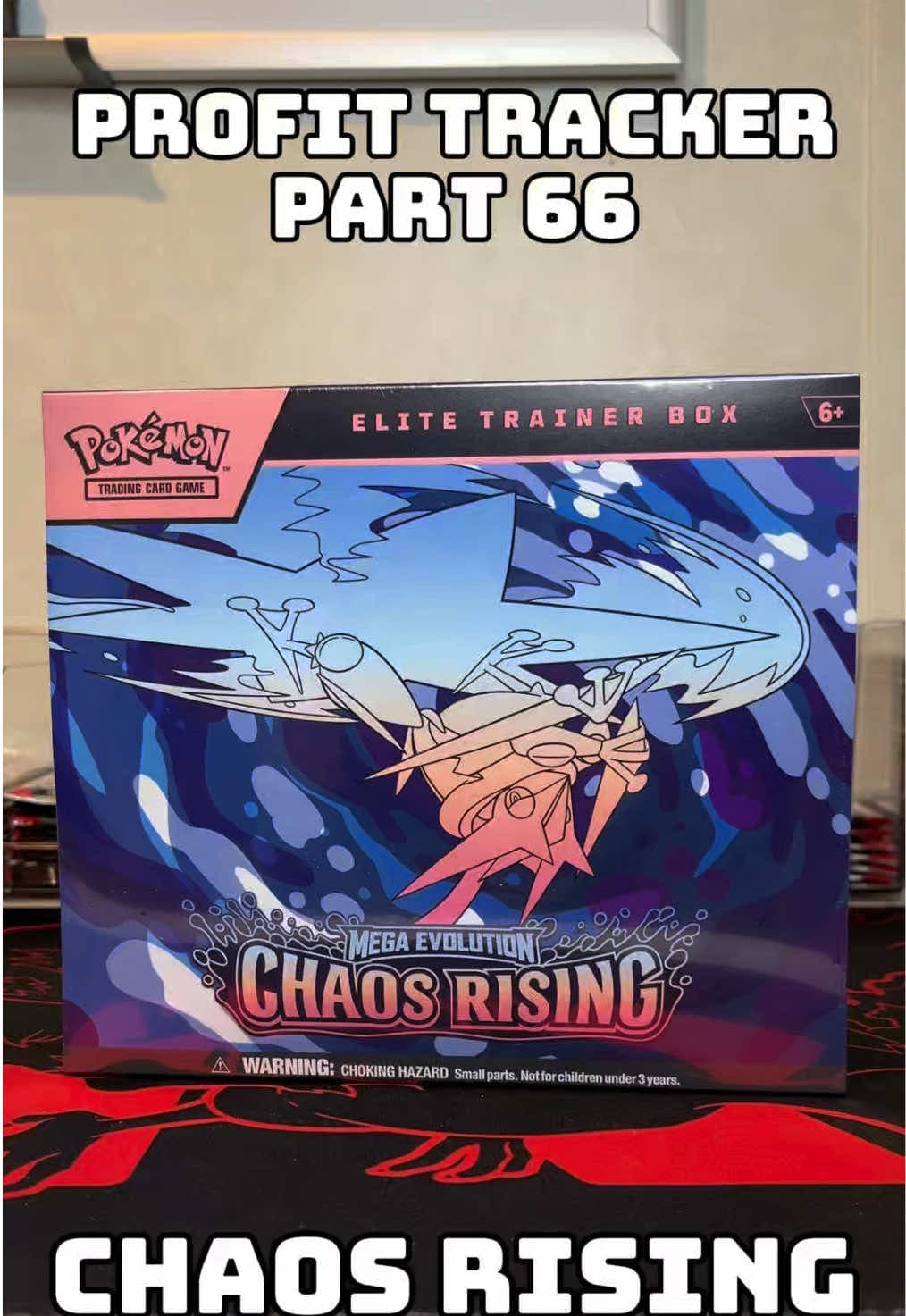 Profit Tracker Part 66
Chaos Rising ETB
Have you opened any Chaos Rising yet?👇
#pokemon #pokemontcg #pokemoncards #chaosrising #gamestop