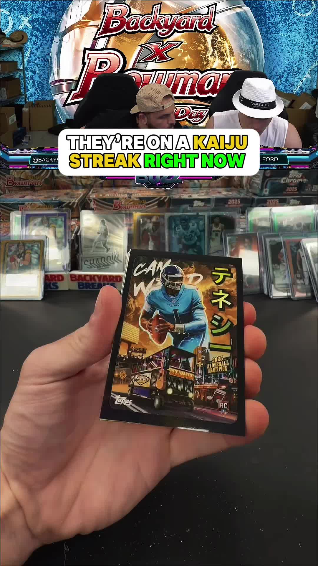 Kaiju Streak Right Now | They are on a crazy kaiju spree 🔥
Follow @BackyardBreaks for more
#sportscards #cardbreaks #backyardbreaks #tradin