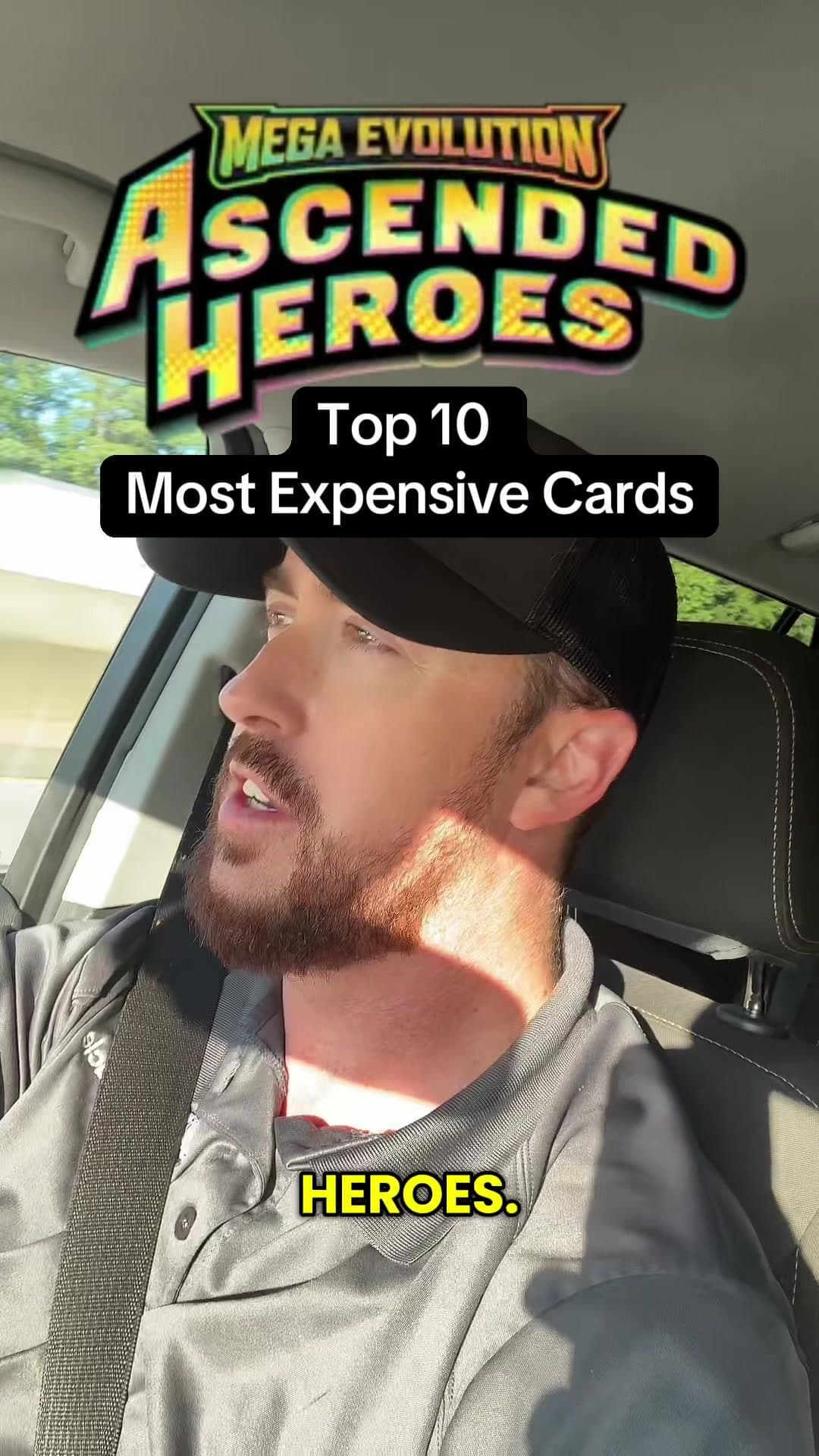 TOP 10 MOST EXPENSIVE CARDS FROM POKEMON ASCENDED HEROS | let me know your favorite! #pokemon #pokemontcg
