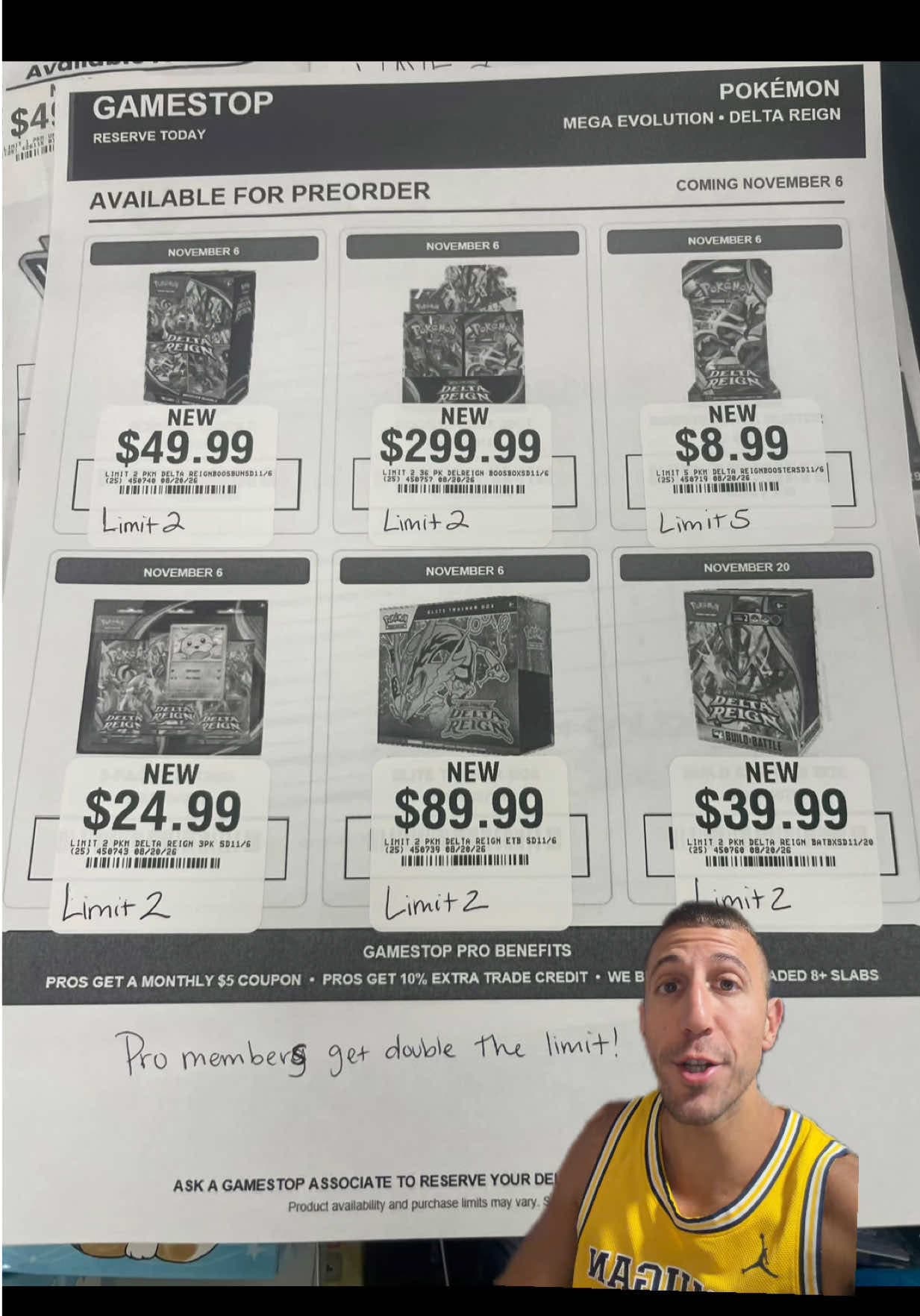 GameStop SCALPING again with pre-order prices for the Pokémon Delta Reign set 😂 DO NOT FOMO #pokemon #pokemoncards #pokemontcg #pokemontrad