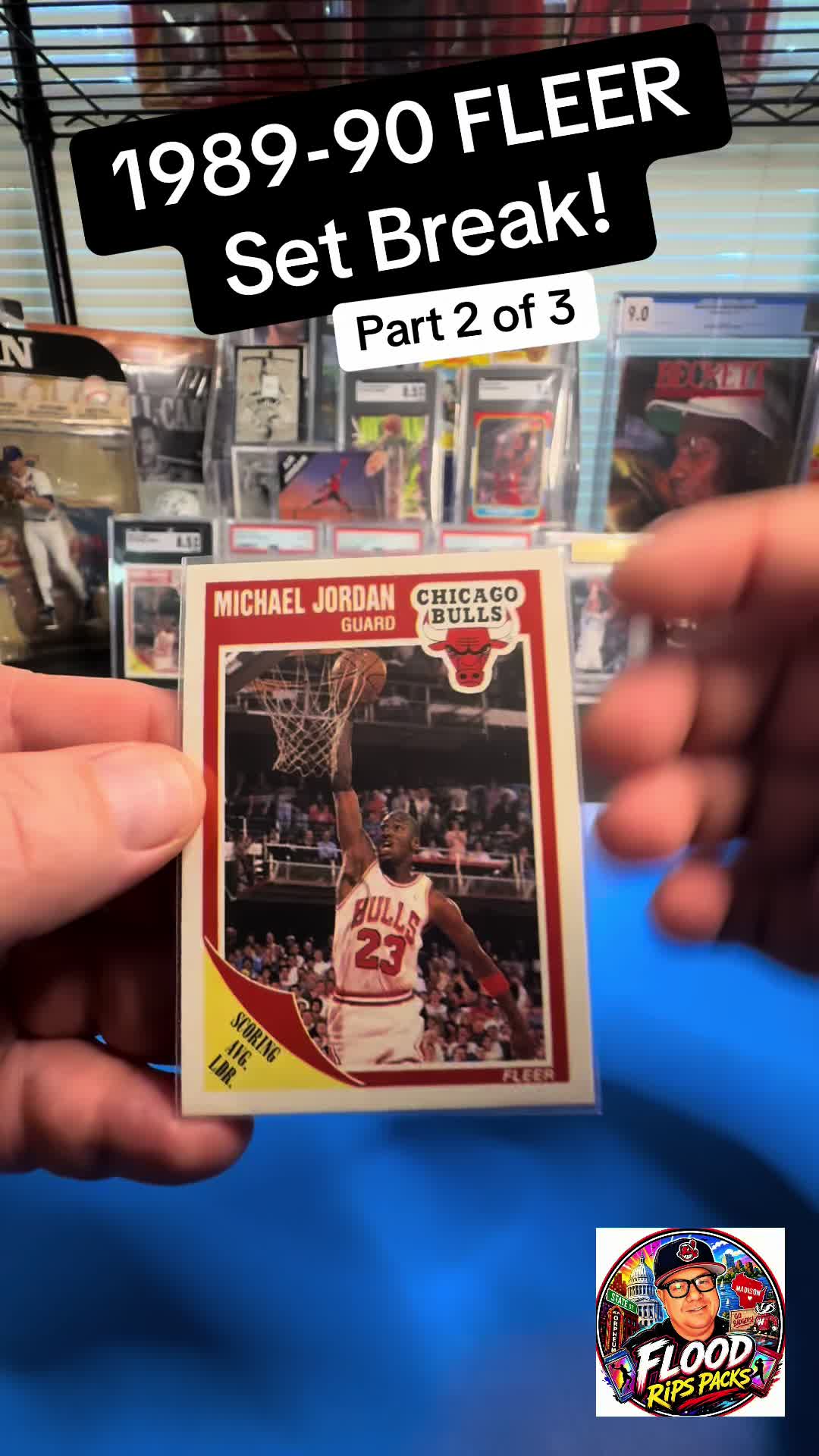 Such a COOL SET!!! ICONIC!!! Repost if you Agree!!! Save if you have one! #jordan #fleer #cardcollector #sportscards #basketballcards